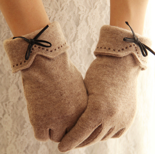 Soft Touchscreen Knit Gloves