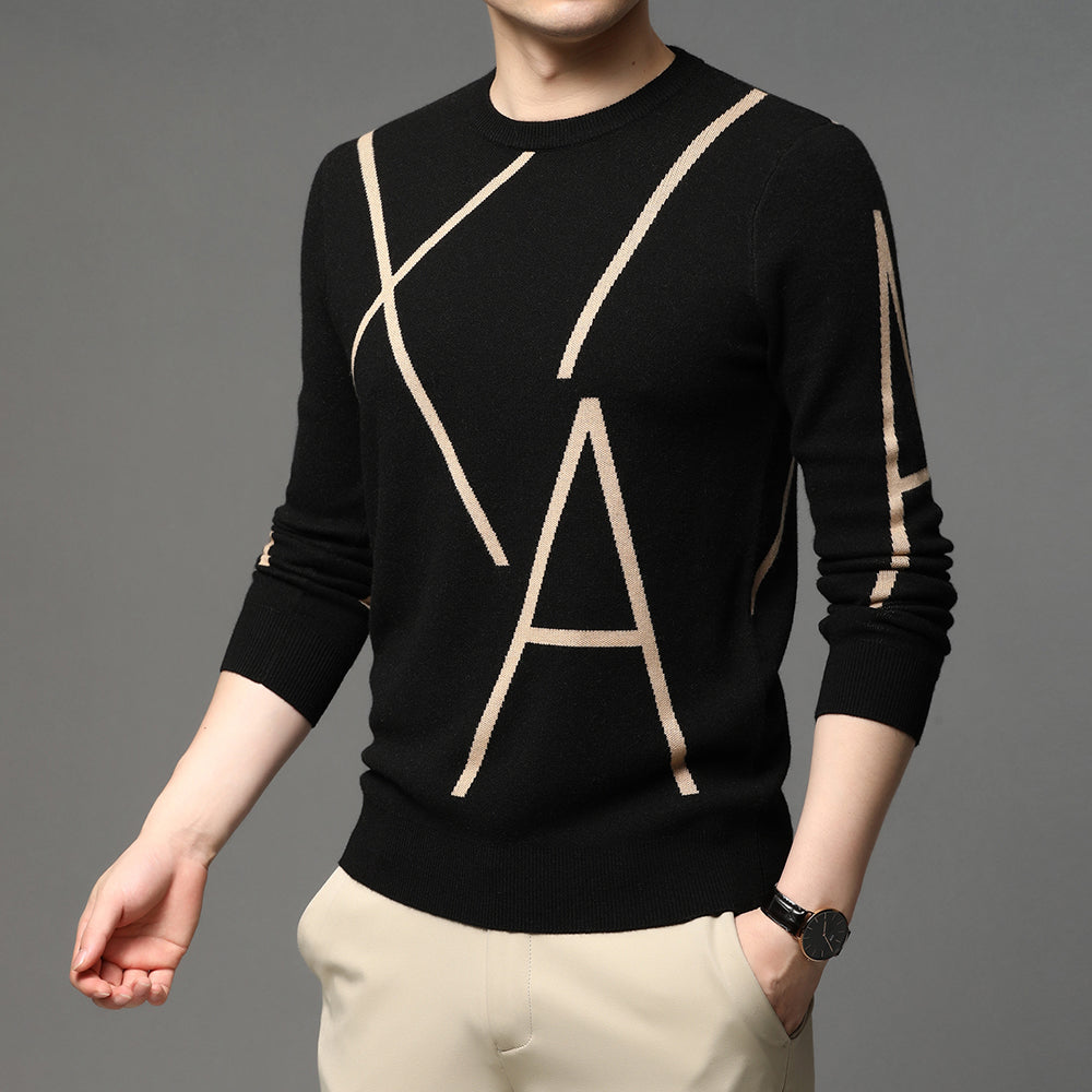 Fine-Gauge Wool-Blend Pullover