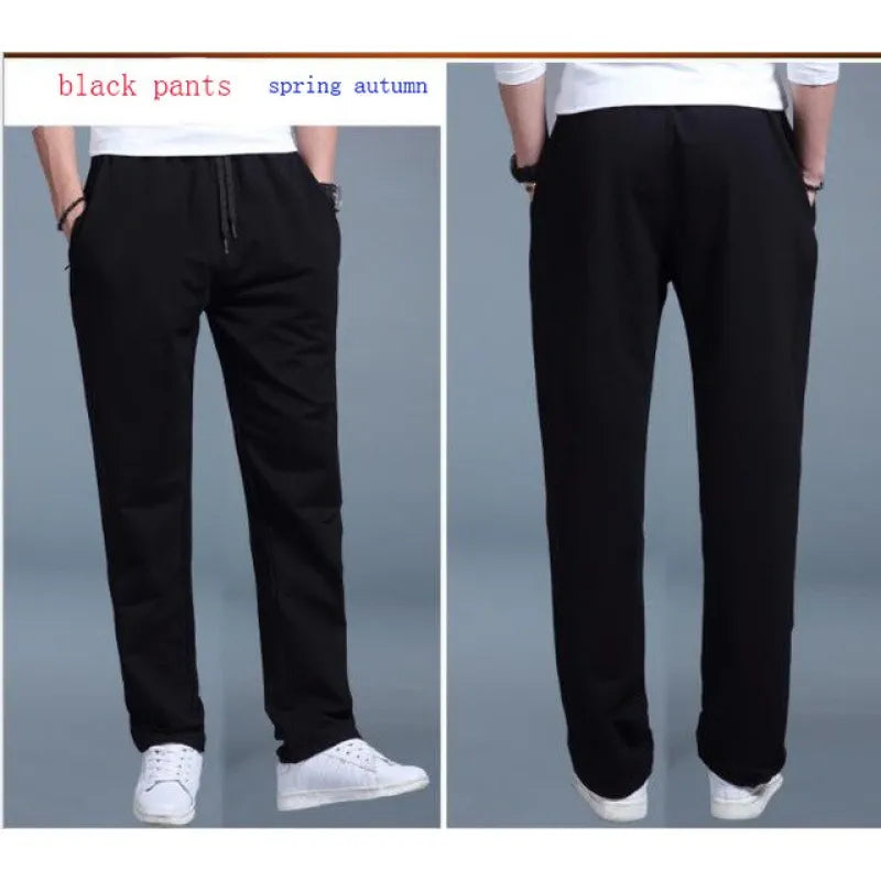 Fleece-Lined Cotton Trousers
