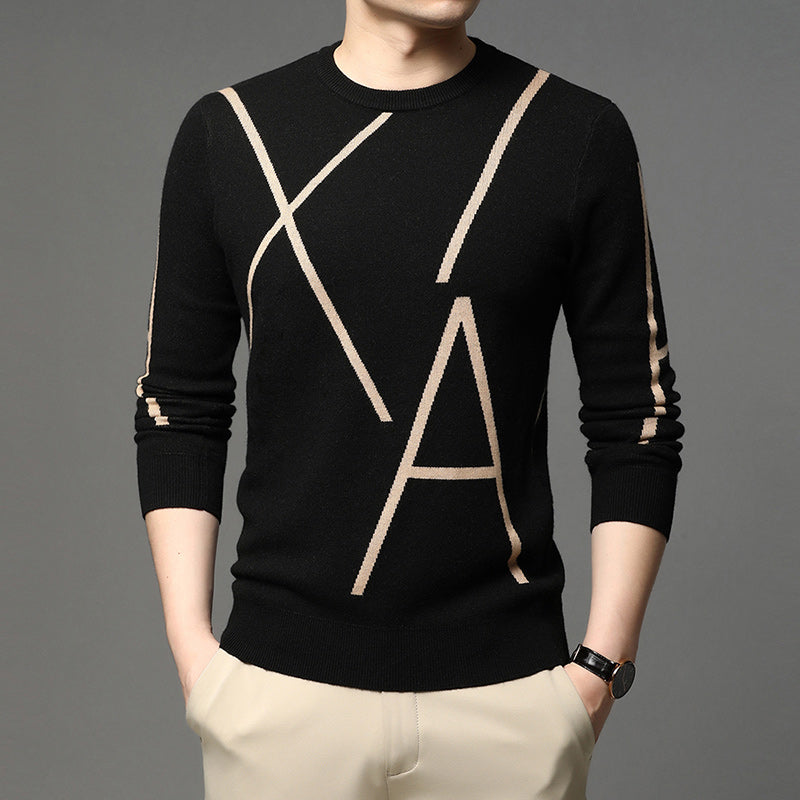 Fine-Gauge Wool-Blend Pullover