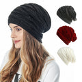 Fleece-Lined Knitted Beanie