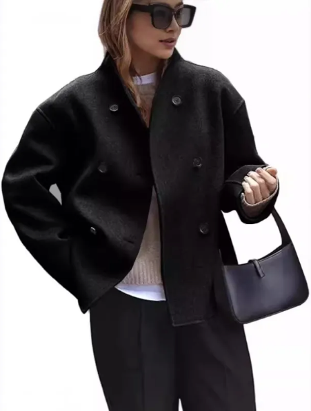 Women's Double-Breasted Winter Coat