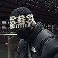 Wool-Blend Ribbed Beanie