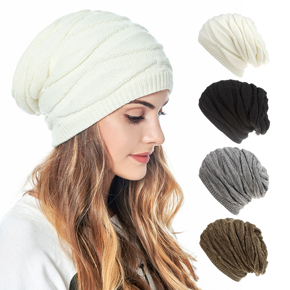 Fleece-Lined Knitted Beanie
