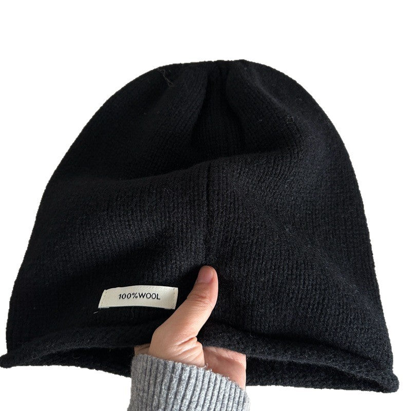 Wool-Blend Slouchy Beanie