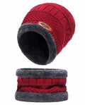 Plush-Lined Hat & Scarf Set