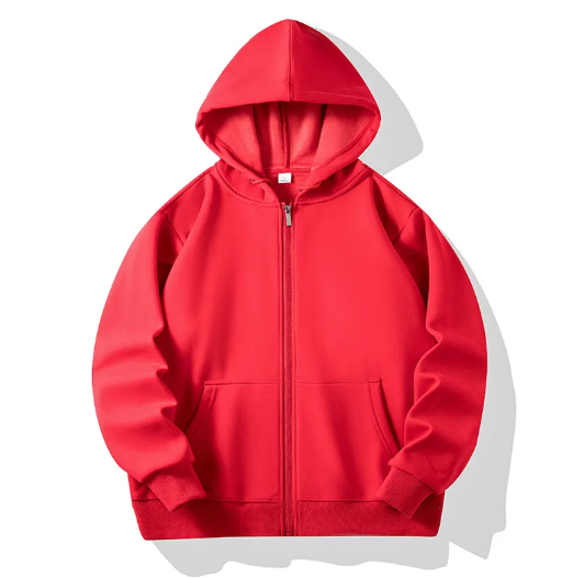 Fleece-Lined Zip Hoodie