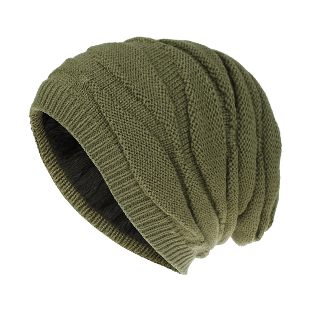Fleece-Lined Knitted Beanie