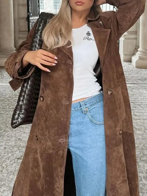 Quilted Trench Coat