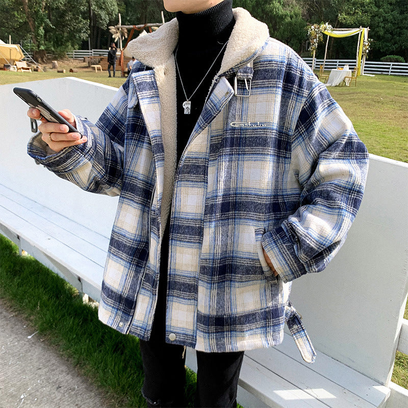 Retro Plaid Padded Jacket