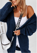 Loose Knit Cardigan Sweater
