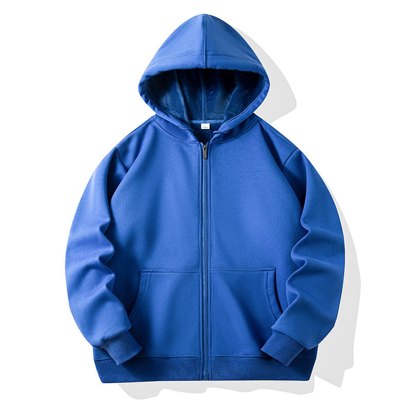 Fleece-Lined Zip Hoodie