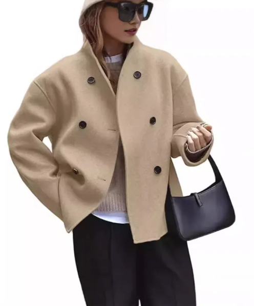 Women's Double-Breasted Winter Coat