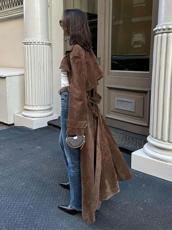 Quilted Trench Coat