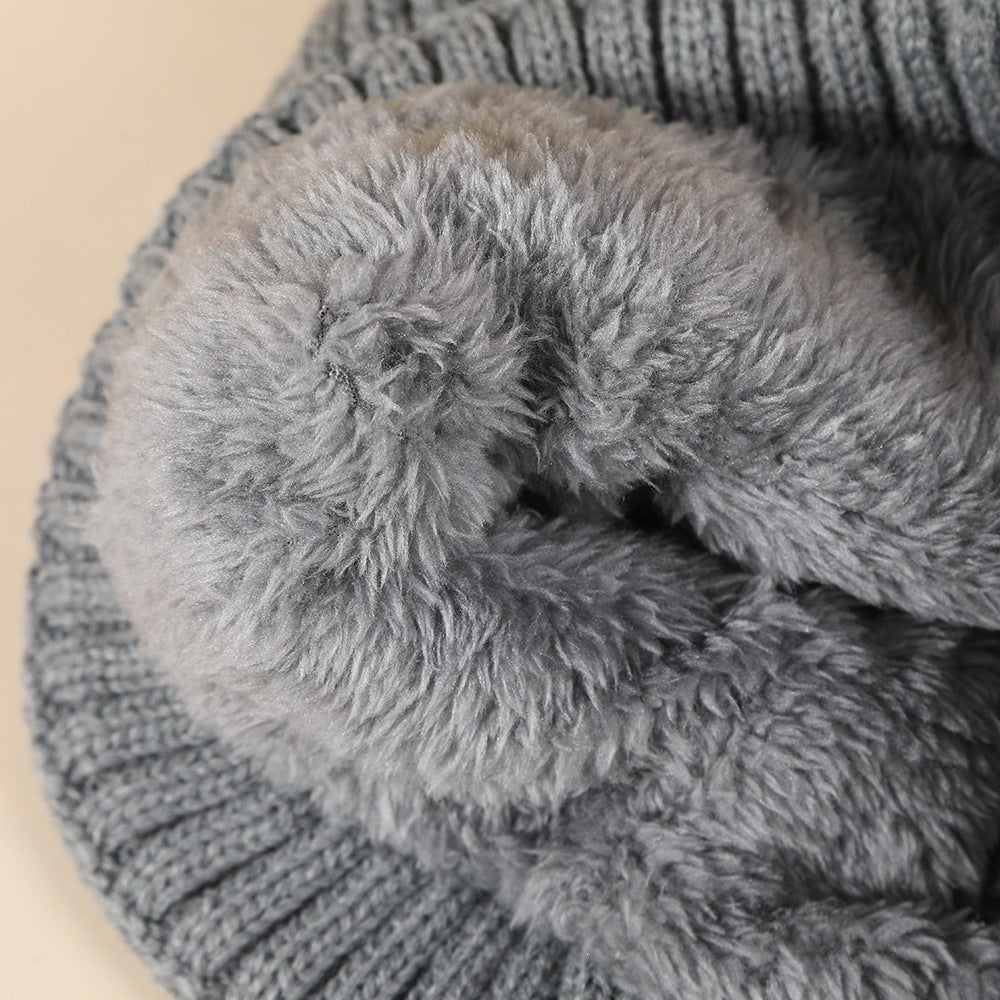 Pom-Pom Knitted Beanie