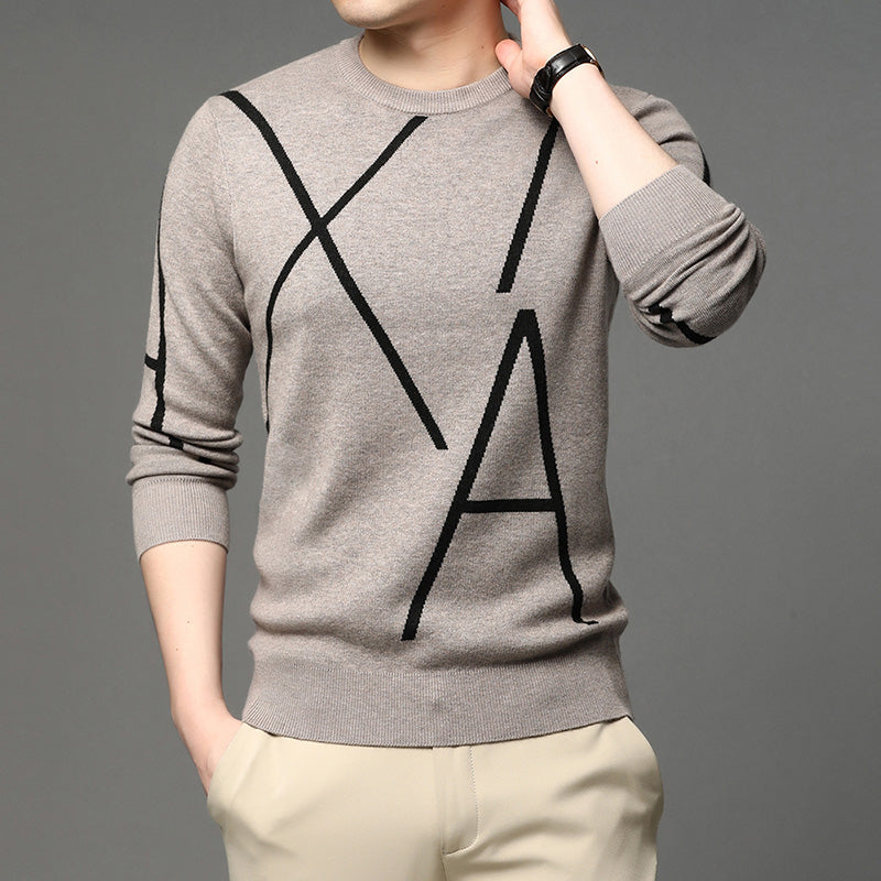 Fine-Gauge Wool-Blend Pullover