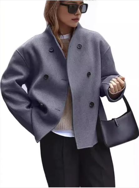 Women's Double-Breasted Winter Coat