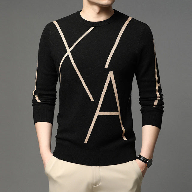 Fine-Gauge Wool-Blend Pullover